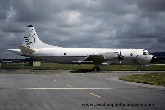 US Navy Keflavik Station Flight Lockheed UP-3A Orion 150495 at RAF Lossiemouth (1999)
