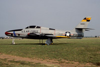 USAF Republic RF-84F 51-1293 displayed at Dyess AFB (1988)