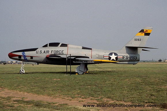 USAF Republic RF-84F 51-1293 displayed at Dyess AFB (1988)