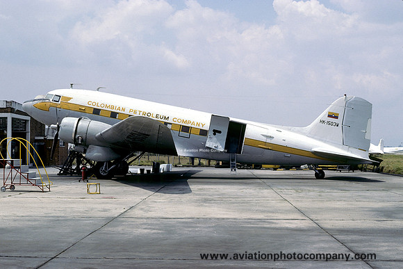 Colombian Petroleum Company Douglas C-47B-50-DK HK-1503W (1979)