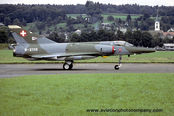Swiss Air Force Dassault Mirage 3RS R-2115 (1986)
