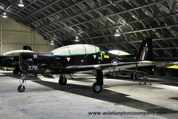 RAF Short Tucano T.1 ZF376 stored at RAF Shawbury (2011)