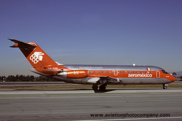 Aeromexico Douglas DC-9-15 XA-SOD (1984)