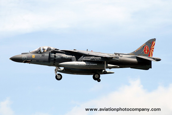 US Marines VMA-223 McDonnell Douglas AV-8B+ Harrier 166288/WP-00 at Lajes (2012)