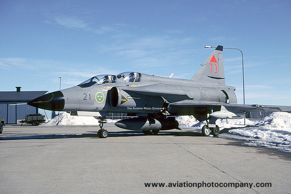 Swedish Air Force F21 SAAB Viggen Sk-37E 37811/73 (2005)