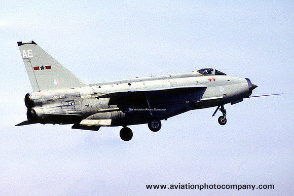 RAF 5 Squadron English Electric Lightning F.6 XR763/AE (1983)