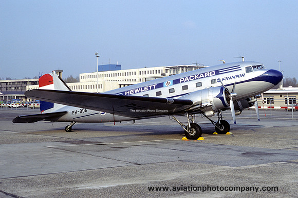 Finnair/Hewlett Packard Douglas C-47A PH-DDA (1984)