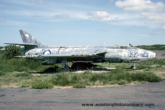 Royal Navy Hawker Hunter GA.11 XE668 at Predannack (1997)