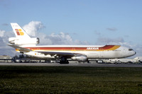 Iberia Douglas DC-10-30 EC-DEA at Miami (1992)