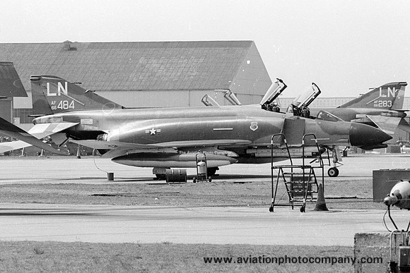 USAF 48 TFW McDonnell F-4D Phantom 66-7484/LN (1975)