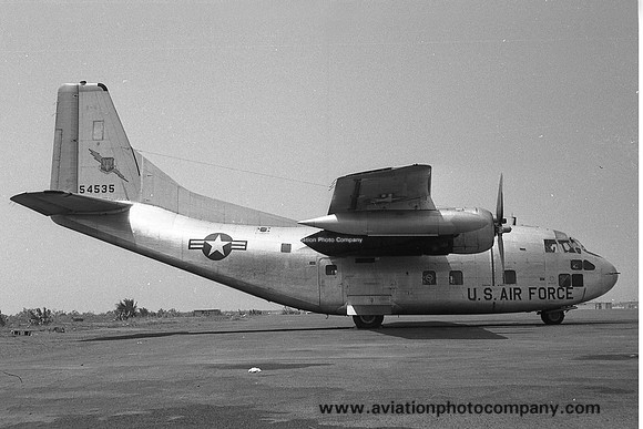 USAF Tactical Air Command Fairchild C-123B Provider 55-4535