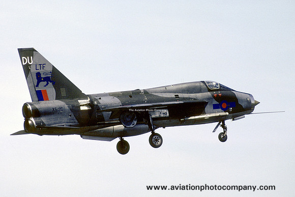RAF LTF English Electric Lightning T.5 XS416/DU (1983)