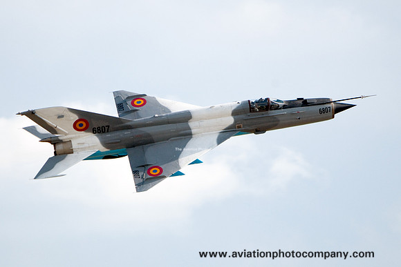 Romanian Air Force Mikoyan MiG-21MF at the Radom Airshow (2013)