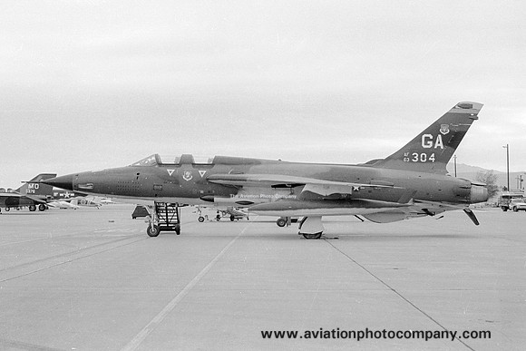 USAF 35 TFW 561 TFS Republic F-105F Thunderchief 63-8304/GA (1975)