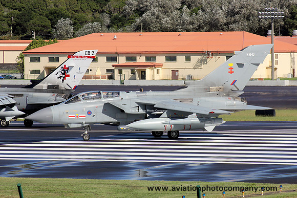 RAF 41 Squadron Panavia Tornado GR.4 ZG777/EB-Q at Lajes (2013)