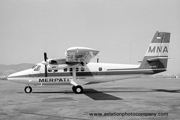 Merpati Nusantara Airlines DHC-6-300 Twin Otter PK-NUG (1972)