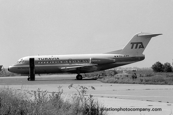 Turavia Fokker F-28-1000 Fellowship PH-ZAV (1971)