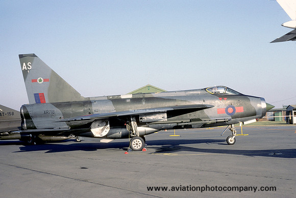 RAF 5 Squadron English Electric Lightning F.3 XR718/AS (1983)