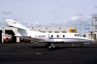 Dassault Falcon 10 F-BVPR at Newcastle (1977)