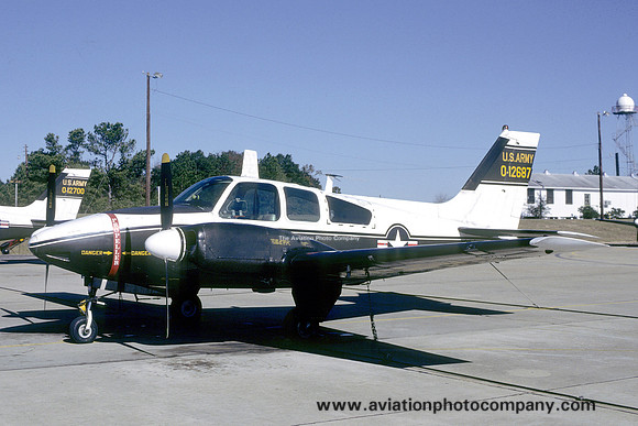 US Army Aviation School Beech T-42A Cochise 65-12687 (1980)
