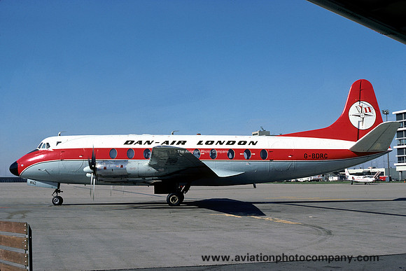 Dan Air London Vickers Viscount G-BDRC (1978)