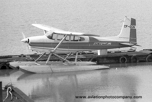 Air West Airlines Cessna 185 CF-QGN (1971)