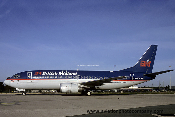 British Midland Boeing 737-300 G-OBMD (1994)