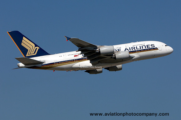 Singapore Airlines Airbus A380-800 9V-SKP at Frankfurt (2014)