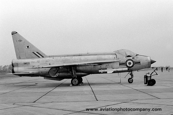 RAF Wattisham TFF English Electric Lightning F.1 XM139 (1971)