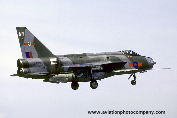 RAF 5 Squadron English Electric Lightning F.6 XS921/AB