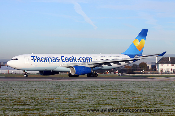 Thomas Cook Airbus A330-200 G-MIJL at Manchester (2013)