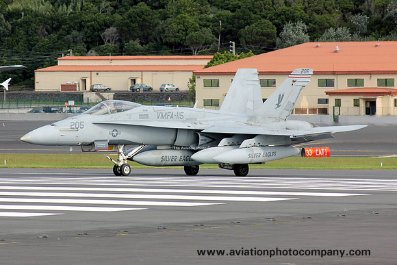 US Marines VMFA-115 McDonnell Douglas F/A-18A Hornet 162433/VE-205 (2013)