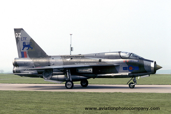 RAF LTF English Electric Lightning T.5 XS452/DZ (1982)