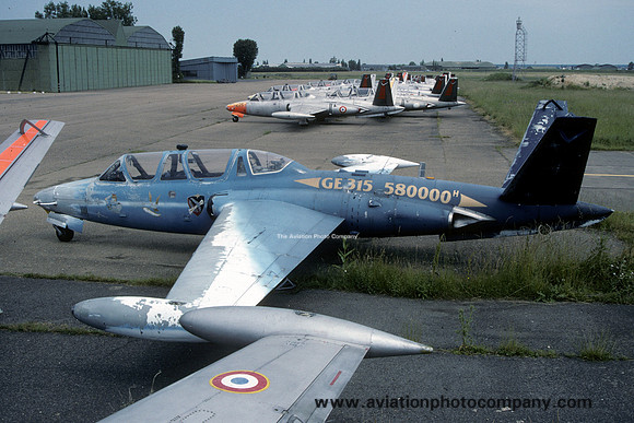 French Air Force Fouga CM.170 Magister 342 stored at Chateaudun (1994)