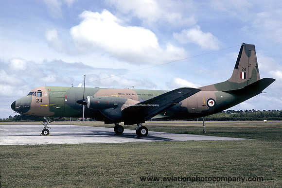RNZAF 1 Squadron Hawker Siddeley HS.780 Andover C.1 NZ7624 (1987)