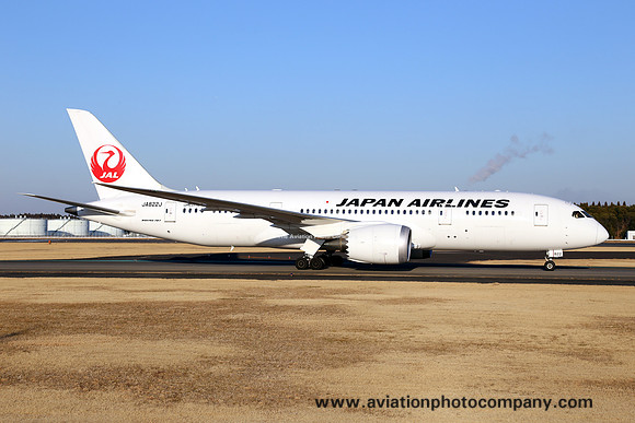 Japan Airlines Boeing 787-8 JA822J at Tokyo Narita (2014)