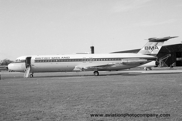 British Midland Airways BAC 111-523FJ G-AXLN (1970)