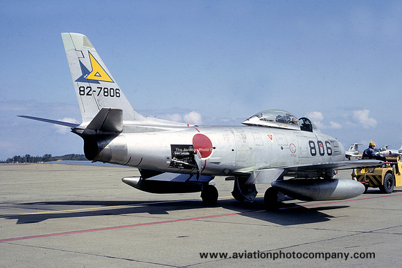 JASDF 4 Hikotai North American F-86F Sabre 82-7806 (1973)