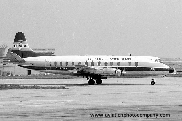 British Midland Vickers Viscount G-AZNA