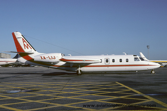 Aerolineas Marcos SA IAI 1124A Westwind II XA-LIJ at Luton (1982)