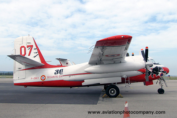 French Securite Civile Grumman TS-2A F-ZBEY/07 at Marignane (2013)