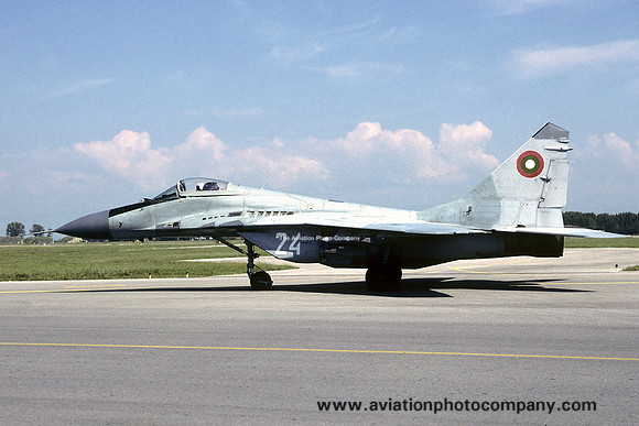 Bulgarian Air Force 3 IAB Mikoyan MiG-29 Fulcrum 24 (2005)