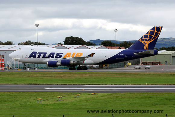 Atlas Air Boeing 747-400F N477MC at Prestwick (2013)