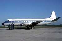 Vickers 814 Viscount 4X-AVA at East Midlands (1978)