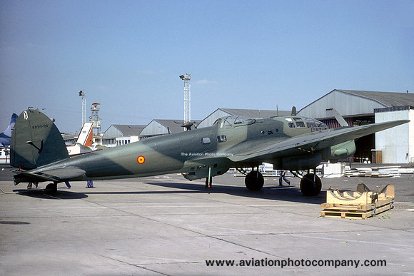 Spanish Air Force Casa 2.111D BR.2I-129 displayed at Le Bourget (1975)