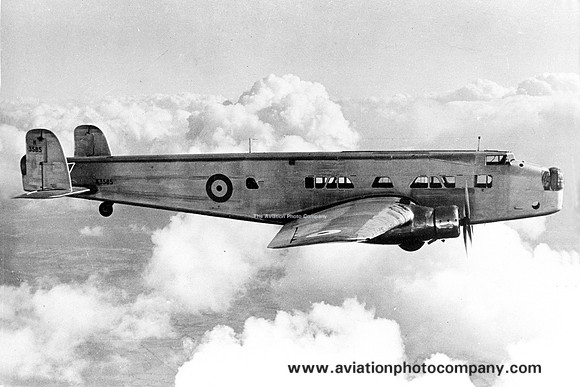 RAF AWA AW-23 K3585 Air to Air