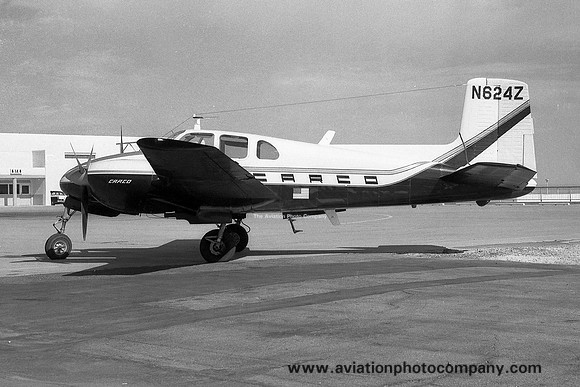 Carco Airlines Beech C50 Twin Bonanza N624Z