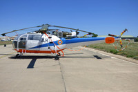 French Air Force Sud Alouette III 1101 displayed at Istres (2024)