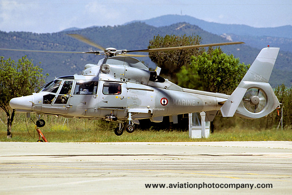 French Navy 36F Aerospatiale SA.365MA 519 (2004)