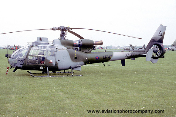 AAC 657 Squadron Westland Gazelle AH.1 XZ308 at Middle Wallop (1994)